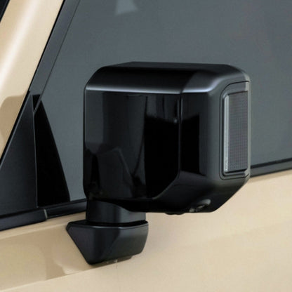 For 2024 Toyota Prado/Land Cruiser LC250 Right Hand Drive Mirror Cover(Piano Black) - Convex Mirror & Accessories by buy2fix | Online Shopping UK | buy2fix