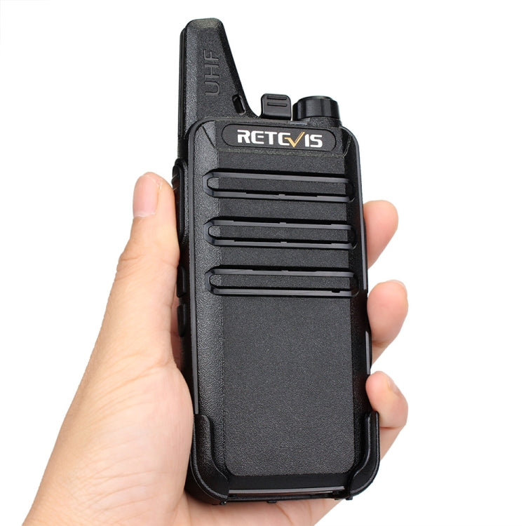 RETEVIS RT22 Hotel Mini Charging Two-Way Wireless Intercom Walkie Talkie(EU Frequency no Plug) - Handheld Walkie Talkie by RETEVIS | Online Shopping UK | buy2fix