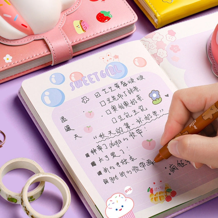 Kabaxiong A5 Size 3D Squishy Destress Cute Notebook Diary 100 Inner Pages(Good Duck) - Notebooks by Kabaxiong | Online Shopping UK | buy2fix