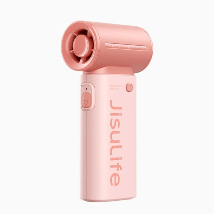 JisuLife High Speed Handheld Small Fan Mini Portable USB Rechargeable Desktop Cooling Electric Fan, Battery Capacity: 3600mAh(Pink) - Electric Fans by JisuLife | Online Shopping UK | buy2fix