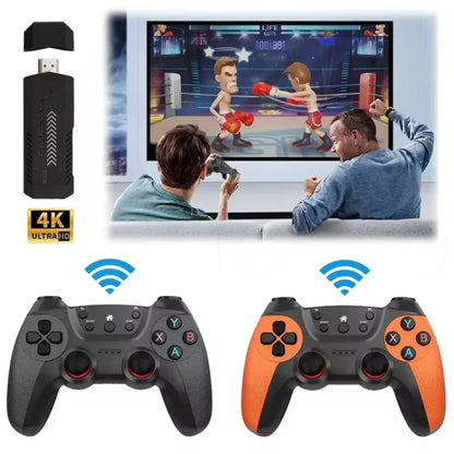 X2 Ultra Video Game Stick Console With 2.4G Double Wireless Controller 64GB - Pocket Console by buy2fix | Online Shopping UK | buy2fix