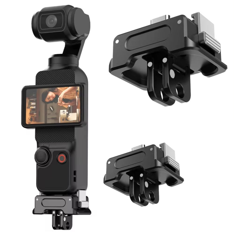 For DJI OSMO Pocket 3 Camera Charging Base Quick Release Mount Adapter With 1/4 Inch Hole, Spec: Only Base - Mount & Holder by buy2fix | Online Shopping UK | buy2fix