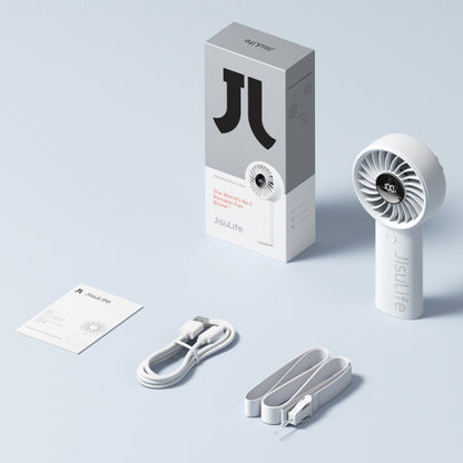 JisuLife Life4 Handheld Portable Small Rechargeable Fan, Battery Capacity: 5000mAh Gray - Electric Fans by JisuLife | Online Shopping UK | buy2fix