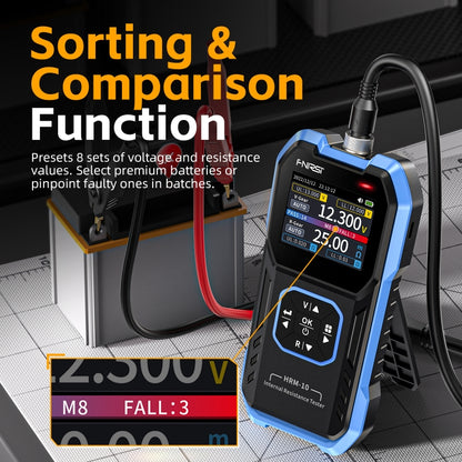 FNIRSI 18650 Lithium Battery Internal Resistance Voltage Measuring Instrument(HRM-10) - Battery & Resistance Tester by FNIRSI | Online Shopping UK | buy2fix