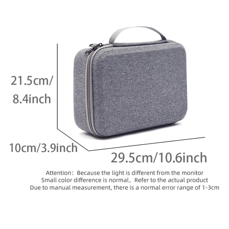 For DJI Neo Fly More Combo Carrying Case Handbag Protective Box(Gray + Black Inner) - Backpacks & Bags by buy2fix | Online Shopping UK | buy2fix