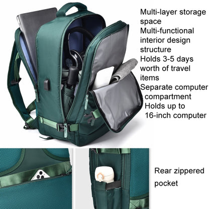 WEIXIER B692 Large Capacity Shoulder Bag Business Travel Computer Backpack(Green) - Double-shoulder Bags by WEIXIER | Online Shopping UK | buy2fix