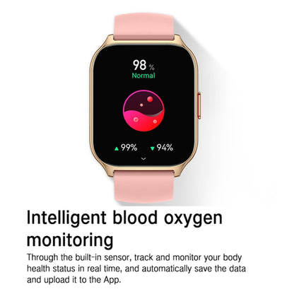 Blood Oxygen / Sleep / Heart Rate Health Monitoring Smart Watch Square Sports Watch(Pink) - Smart Watches by buy2fix | Online Shopping UK | buy2fix