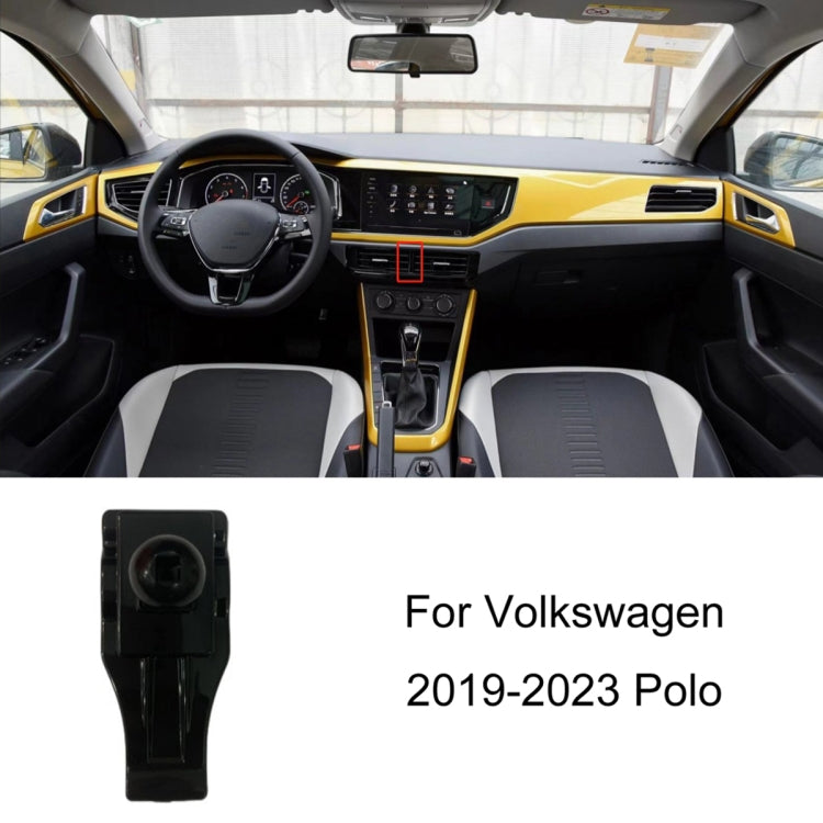 For Volkswagen Car Air Outlet Modified Mobile Phone Holder Base, Model: 19-23 Polo - Special Car Holders by buy2fix | Online Shopping UK | buy2fix