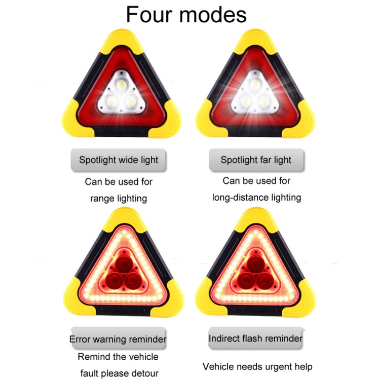 Small Car Traffic Warning Sign Vehicle Reflective Tripod Emergency Light - Reflective Material by buy2fix | Online Shopping UK | buy2fix