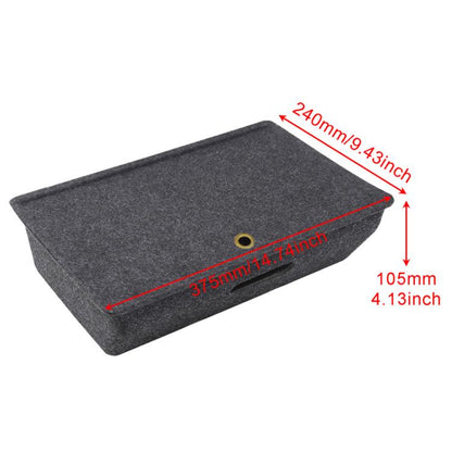 240 x 375 x 105mm For Tesla Model Y Car Under Seat Hidden Felt Storage Boxes - Stowing Tidying by buy2fix | Online Shopping UK | buy2fix