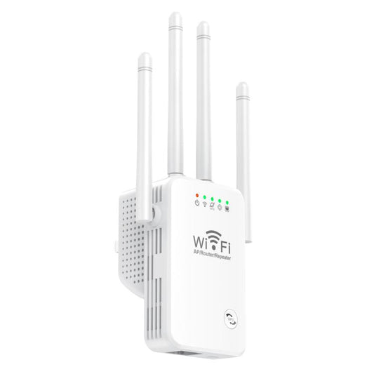 Urant U9 300Mbps 2.4G Wireless Repeater WiFi Signal Amplifier Support WPS Quick Setting EU Plug White - Broadband Amplifiers by Urant | Online Shopping UK | buy2fix