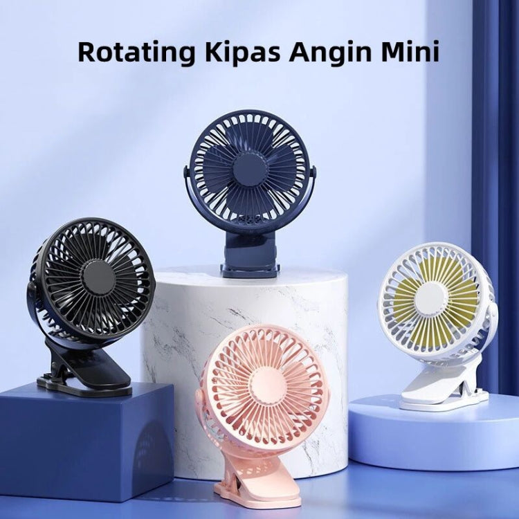 Desktop Portable USB Mini Clip Fan (Blue) - Electric Fans by buy2fix | Online Shopping UK | buy2fix