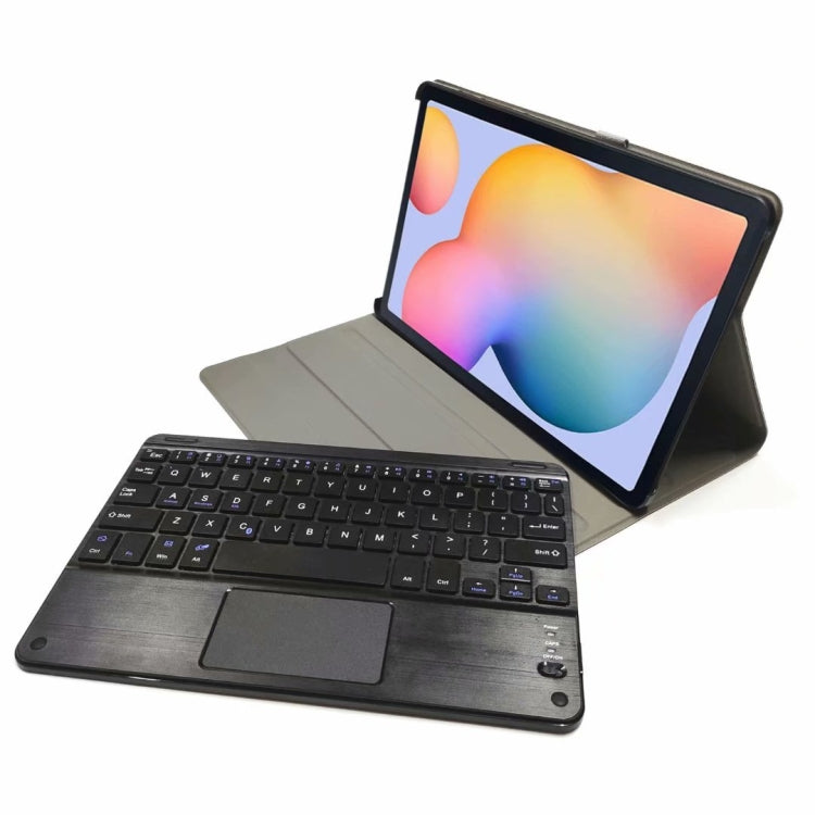 DY-M10ReL-C 2 in 1 Removable Bluetooth Keyboard + Protective Leather Tablet Case with Touchpad & Holder for Lenovo Tab M10 FHD REL(Gold) - Lenovo Keyboard by buy2fix | Online Shopping UK | buy2fix