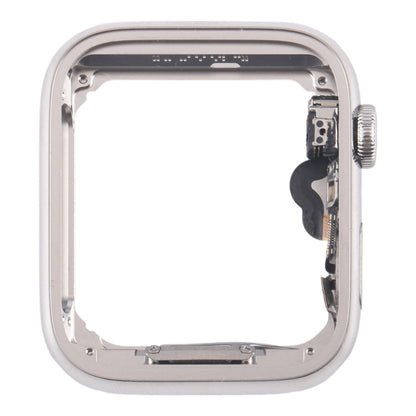 For Apple Watch Series 4 40mm LTE Stainless Steel Middle Frame Bezel Plate with Crown Spin Axis Flex Cable (Silver) - Middle Frame by buy2fix | Online Shopping UK | buy2fix