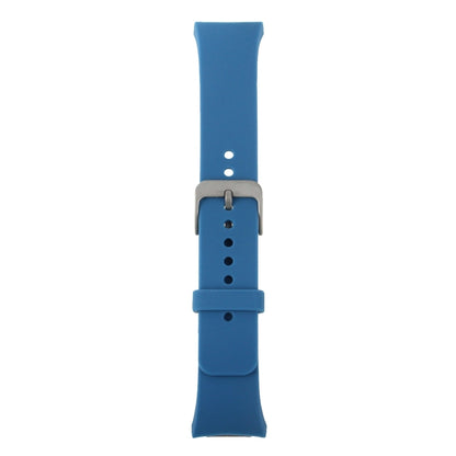 For Samsung Gear S2 Sport / Gear S2 Watch Solid Color Silicone Watchband(Blue) - Smart Wear by buy2fix | Online Shopping UK | buy2fix