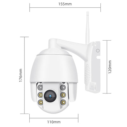 QX2 4G (US Version) 1080P HD 360 Degrees Panoramic Day and Night Full-color Waterproof Smart Camera, Support Motion Detection / Two-way Voice / TF Card, AU Plug - Security by buy2fix | Online Shopping UK | buy2fix