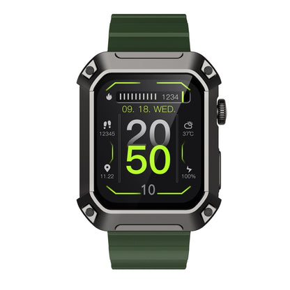 HAMTOD NX3 Pro 1.83 inch Rugged Smart Watch, Support Bluetooth Call / Sleep / Heart Rate / Blood Oxygen / Blood Pressure Monitoring(Green) - Smart Watches by HAMTOD | Online Shopping UK | buy2fix