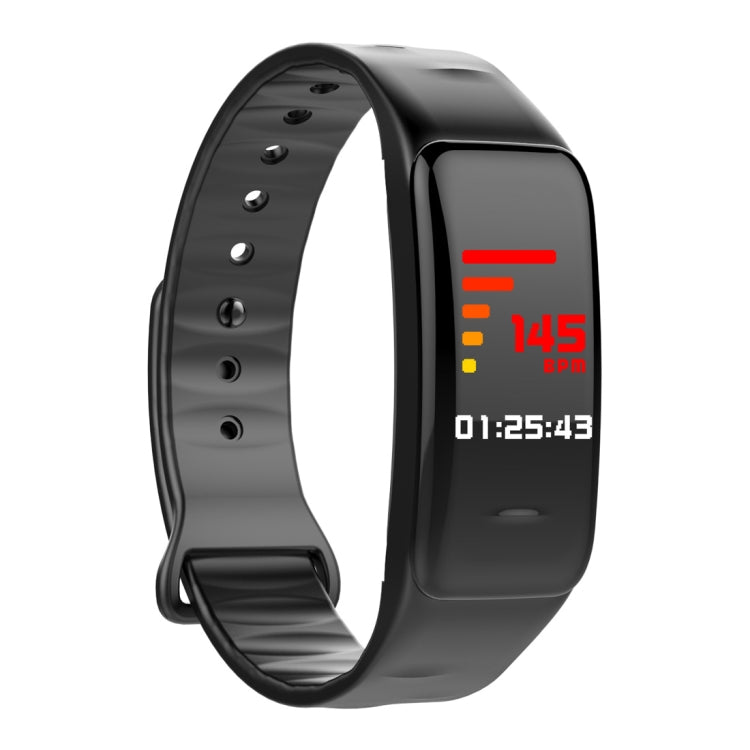 CHIGU C1Plus Fitness Tracker 0.96 inch IPS Screen Smartband Bracelet, IP67 Waterproof, Support Sports Mode / Blood Pressure / Sleep Monitor / Heart Rate Monitor / Fatigue Monitor / Sedentary Reminder (Black) - Smart Wear by buy2fix | Online Shopping UK | buy2fix