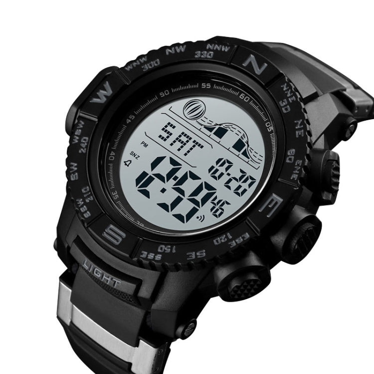 SKMEI 1380 Men Fashionable Outdoor 50m Waterproof Digital Watch Large Dial Sports Wrist Watch(Black) - Sport Watches by SKMEI | Online Shopping UK | buy2fix