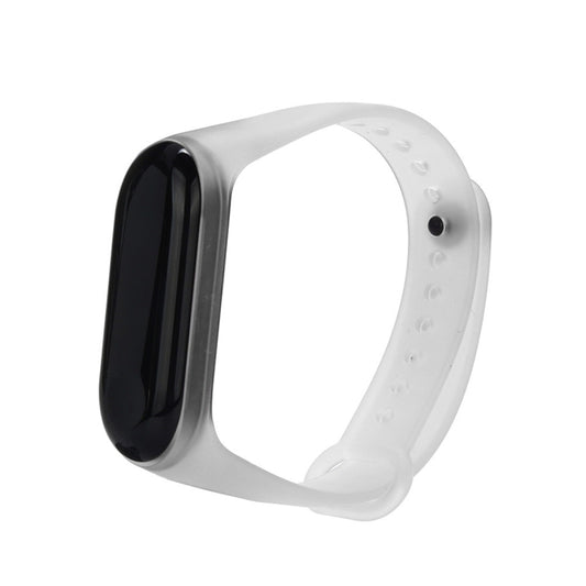 Silicone Watch Band for Xiaomi Mi Band 3(Transparent) - Watch Bands by buy2fix | Online Shopping UK | buy2fix