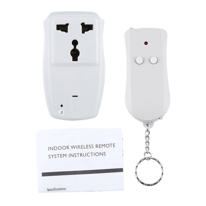 110V Indoor Wireless Smart Remote Control Switch with Single Keychain Transmitter, CN Plug - Smart Switch by buy2fix | Online Shopping UK | buy2fix