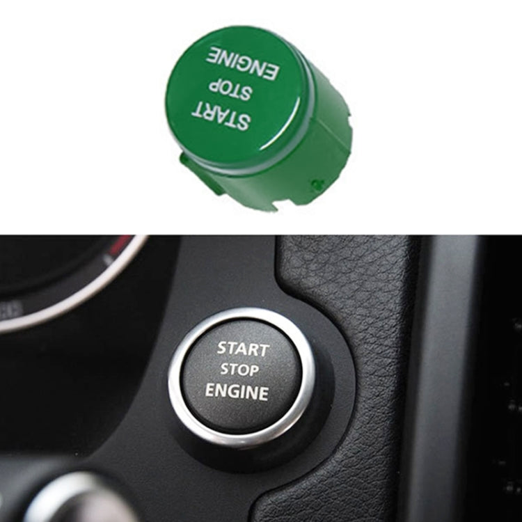 One-key Start Engine Stop Switch Button for Land Rover Freelander 2, Left Driving (Green) - Car Switches by buy2fix | Online Shopping UK | buy2fix