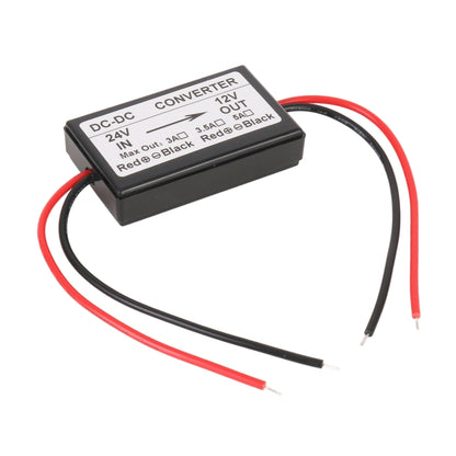 DC24V-12V 3.5A Car Power Step-down Transformer - Voltage Stabilizer by buy2fix | Online Shopping UK | buy2fix