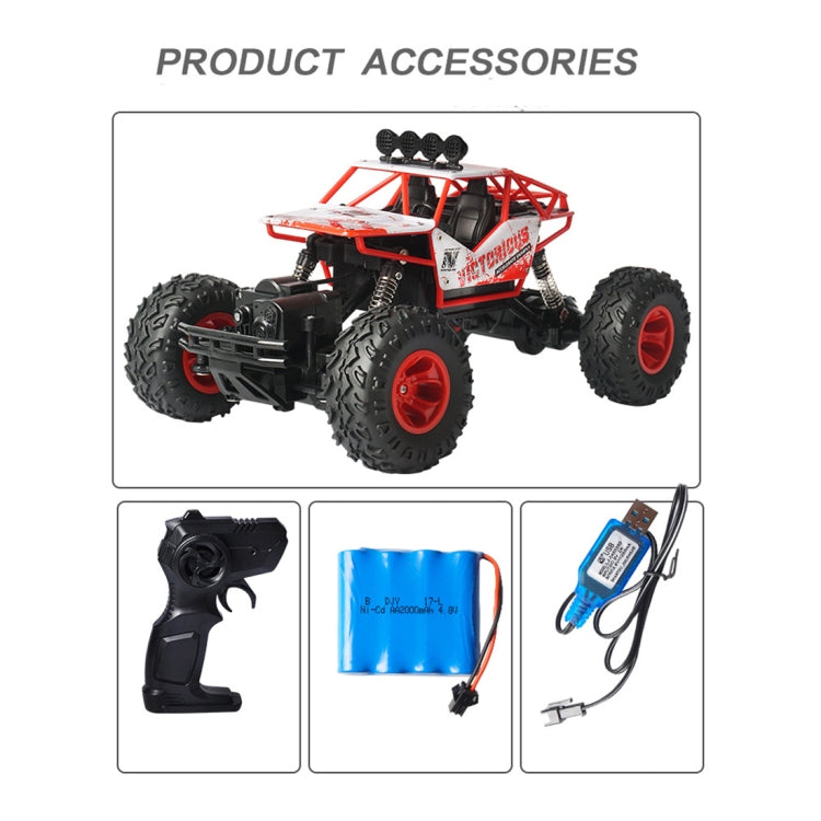 6255 2.4GHz 1:16 Wireless Remote Control Drift Off-road Four-wheel Drive Children Toy Car(Red) - RC Cars by buy2fix | Online Shopping UK | buy2fix