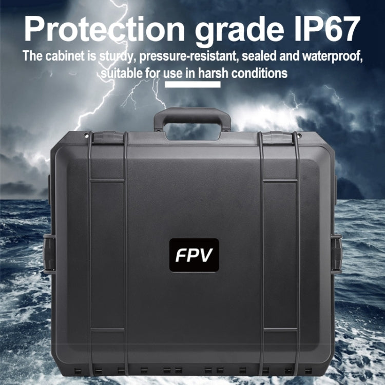 For DJI FPV Waterproof Explosion-proof Suitcase Portable Storage Box Case Travel Carrying Bag, No Disassembly Propeller - DJI & GoPro Accessories by buy2fix | Online Shopping UK | buy2fix