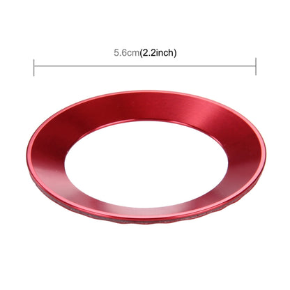 Car Aluminum Steering Wheel Decoration Ring For Volkswagen(Red) - In Car by buy2fix | Online Shopping UK | buy2fix