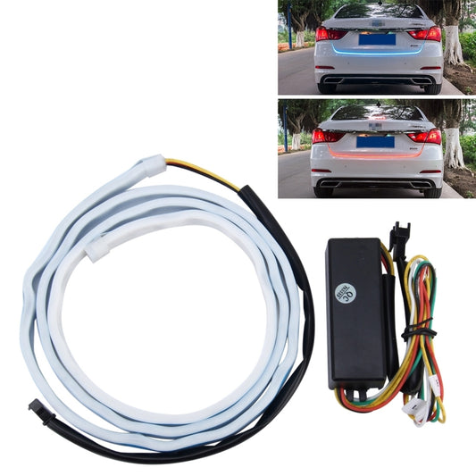 1.5m Car Auto Waterproof Universal Four Color Rear Flowing Light Tail Box Lights with Tail Light Controller, Ice Blue Light Driving Light, White Light Reversing Light, Red Light Brake Light, Yellow Light Turn Signal Light, LED Lamp Strip Tail Decoration - Brake Lights by buy2fix | Online Shopping UK | buy2fix