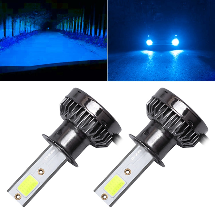 2 PCS H3 DC9-36V / 36W / 8000K / 6000LM IP68 Car / Motorcycle Mini COB LED Headlight Lamps / Fog Light(Ice Blue Light) - LED Headlamps by buy2fix | Online Shopping UK | buy2fix