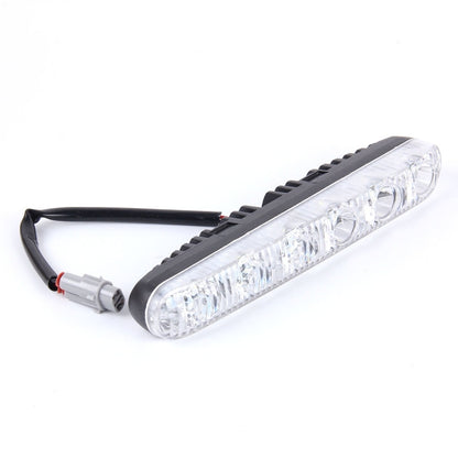 2 PCS LD-006 5730-6SMD 12W 1200LM 7000K White Light  Daytime Running Light.DC 12V - Running Lights by buy2fix | Online Shopping UK | buy2fix