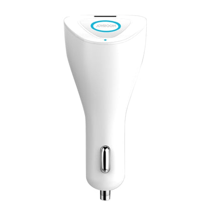 JOYROOM T600 2 in 1 Multifunctional Wireless Bluetooth 2.1A Single USB Port Car Charger + Earphone with Circular LED Indicator Light and Hands-free Call Functions for Cars & Pickups & SUV & Smartphone ... S & MP3 & MP4 and other USB-charged Devices(White) - In Car by JOYROOM | Online Shopping UK | buy2fix