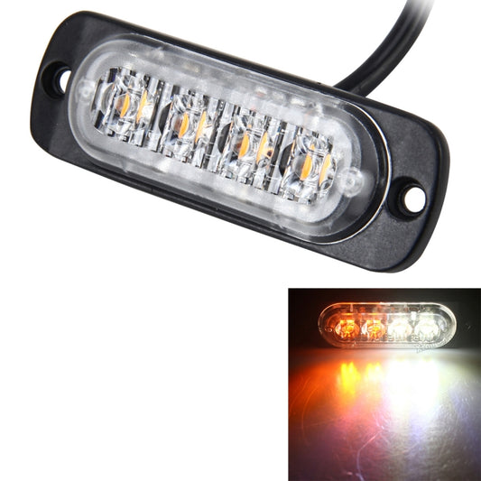 DC 12V-24V 2W 4LEDs SMD-2835 Lamps 17 Flash Patterns 3 Lines Car Flash Lamp Waterproof Car Truck Emergency Strobe Flash Warning Light, Cable Length: 90cm - Warning Lights by buy2fix | Online Shopping UK | buy2fix