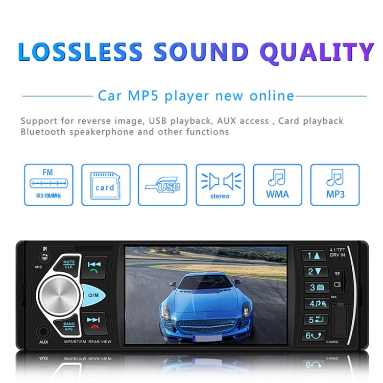 SWM-4022D HD 4.1 inch 12V Universal Car Radio Receiver MP5 Player, Support FM & Bluetooth & TF Card with Remote Control - Car MP3 & MP4 & MP5 by buy2fix | Online Shopping UK | buy2fix