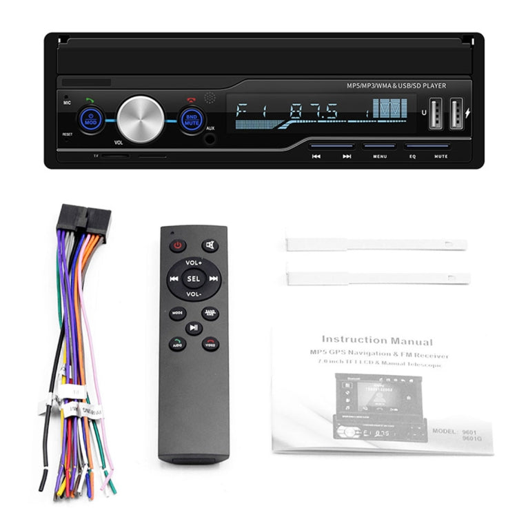 T100 7 inch HD Universal Car Radio Receiver MP5 Player, Support FM & AM & RDS & Bluetooth & Phone Link with Remote Control - Car MP3 & MP4 & MP5 by buy2fix | Online Shopping UK | buy2fix