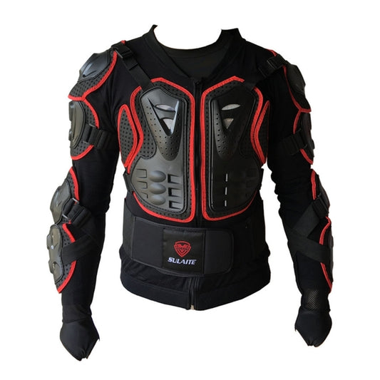 SULAITE BA-03 SUV Motorbike Bicycle Outdoor Sports Armor Protective Jacket, Size: XXXL(Red) - Protective Gear by SULAITE | Online Shopping UK | buy2fix