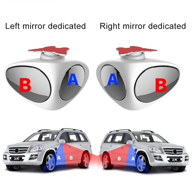 3R-046 360 Degrees Rotatable Right Blind Spot Side Assistant Mirror for Auto Car - Convex Mirror & Accessories by 3R | Online Shopping UK | buy2fix