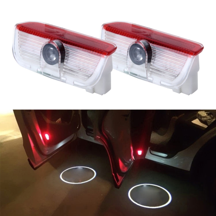 2 PCS LED Car Door Welcome Logo Car Brand 3D Shadow Light for Volkswagen - Door Lights by buy2fix | Online Shopping UK | buy2fix