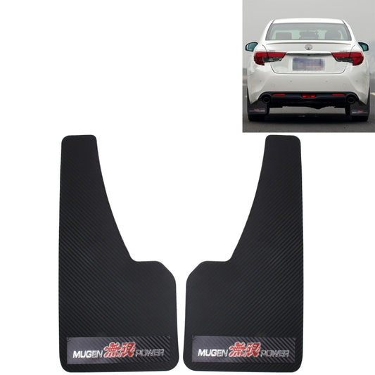 A Pair 3D Carbon Universal Racing Mudflaps Mud Guard Mudguards Fender - In Car by buy2fix | Online Shopping UK | buy2fix