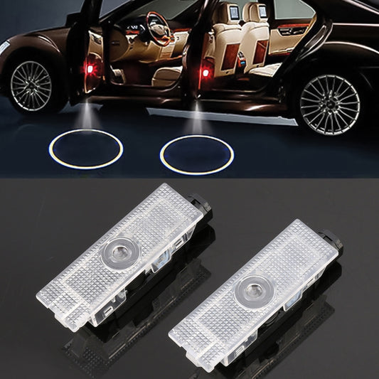 2 PCS DC12V 1.5W Car Door Logo Light Brand Shadow Lights Courtesy Lamp for Alfa Romeo - Door Lights by buy2fix | Online Shopping UK | buy2fix