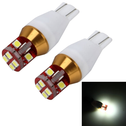 2 PCS T15 5W 450 LM 6000K Car Clearance Lights with 12 SMD-3030-LED Lamps, DC 12V(White Light) - Clearance Lights by buy2fix | Online Shopping UK | buy2fix
