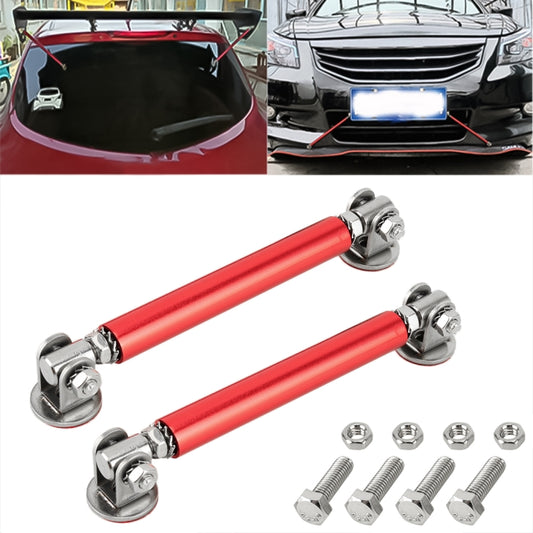 2 PCS Car Modification Adhesive Surrounded Rod Lever Front and Rear Bars Fixed Front Lip Back Shovel, Length: 10cm(Red) - In Car by buy2fix | Online Shopping UK | buy2fix