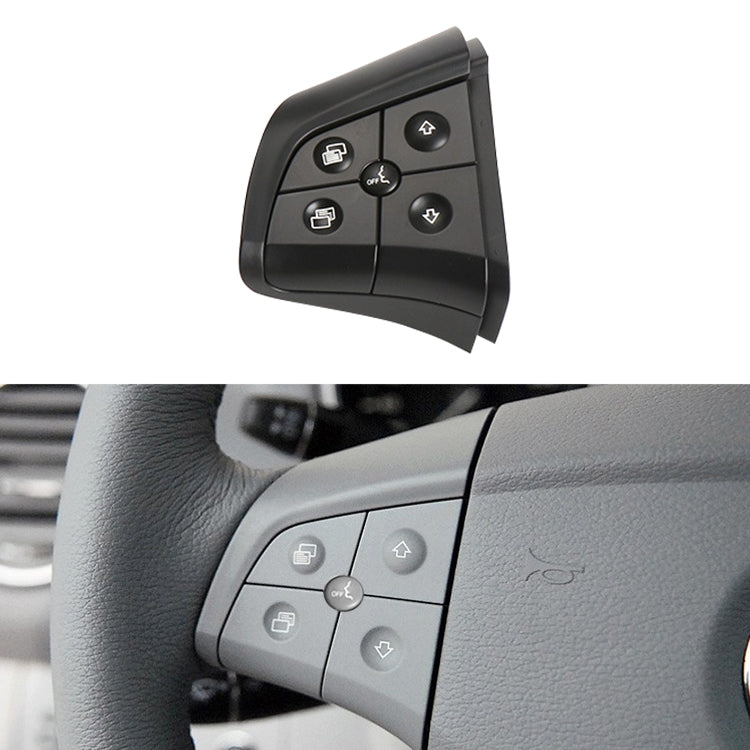 Car Left Side 5-button Steering Wheel Switch Buttons Panel 1648200010 for Mercedes-Benz W164, Left Driving (Black) - In Car by buy2fix | Online Shopping UK | buy2fix