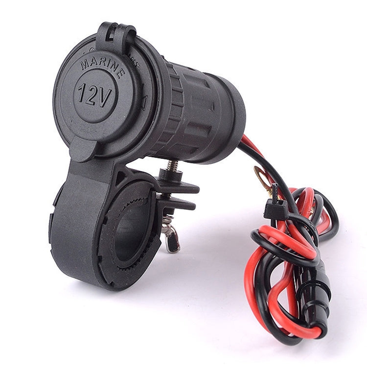 Motorcycle Cigarette Lighter Socket Car Charger Socket GPS Socket with Waterproof Cover - In Car by buy2fix | Online Shopping UK | buy2fix