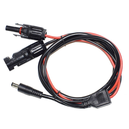 MC4 to DC 5.5mm Solar Power Cord Extension Cable - DIY Cables by buy2fix | Online Shopping UK | buy2fix