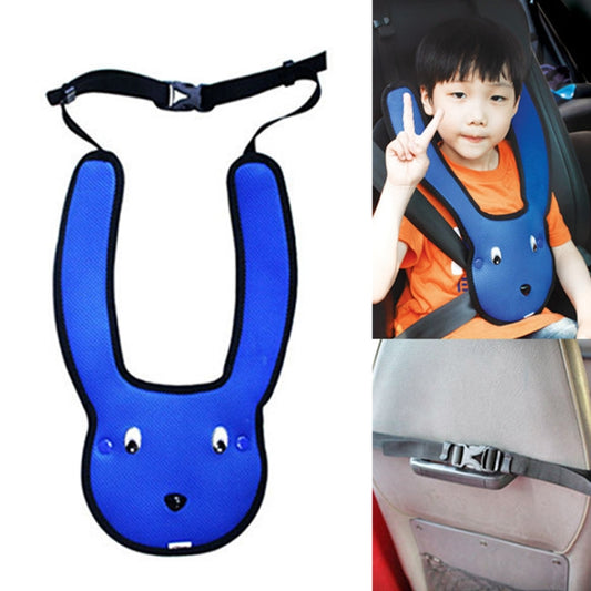 Car Child Rabbit Double Shoulder Seat Belt Adjuster (Blue) -  by buy2fix | Online Shopping UK | buy2fix