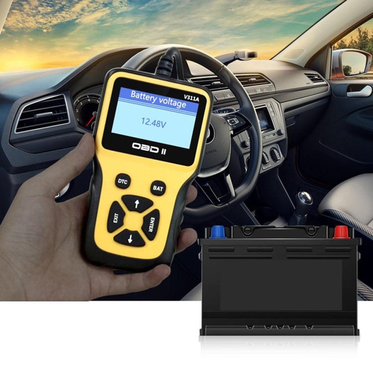 V311A Car Handheld V1.1 OBD2 Fault Detector OBD2 Diagnostic Tool - In Car by buy2fix | Online Shopping UK | buy2fix