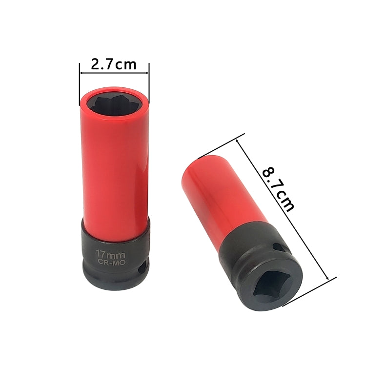 ZK-059 Car 17mm Protective Wheel Lug Nut Socket with Plastic Sleeve for Mercedes-Benz S Class - In Car by buy2fix | Online Shopping UK | buy2fix